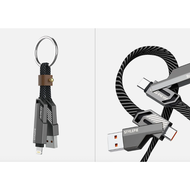 Koala StarCable สายชาร์จพวงกุญแจ 4 in 1 ชาร์จเร็ว 240W PD27W โอนข้อมูล 480Mbps