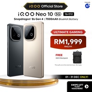 [New Arrival] iQOO Neo 10 5G 32*GB+512GB +SDM 8sGen4+Q1, 7000mAh 120W, 1.5k 144Hz, 7K VC Cooling, NF