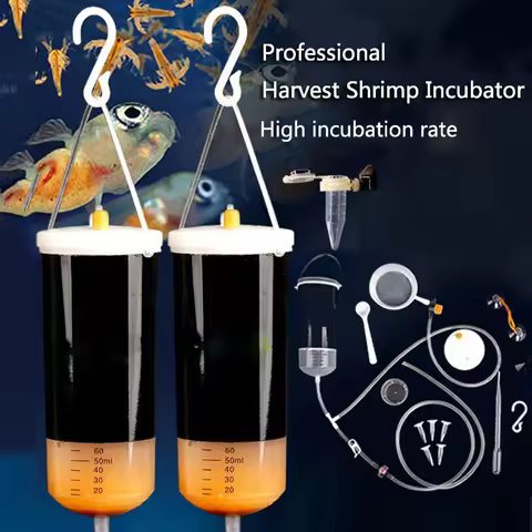 250ml Aquarium Brine Shrimp Incubator Baby Fish Feed Fairy Egg Artemia Alive Hatch Kit Fish for Tank