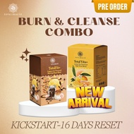 【Total Beaute 2.0】24H Slimming Duo Total Fit Fat Burn Cappucino & Total Vita Cleanse Lemon Tea 进阶版早C