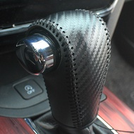 JaneDream Car Gear Leather Interior Gear Shift Knob Head Cover Accessories for Honda Vezel HRV HR-V 