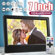 Screen LED Backlight HD 1024x600 Digital Photo Frame 7 Inches Full Function Electronic Album Picture