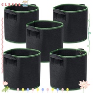 CLEVER 1/3/5/7/10 Gallon Garden Planting Bag, 1/3/5/7/10 Gallon with Handles Grow Bag, Durable Felt 