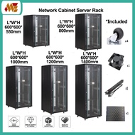 Network Cabinet Server Rack 19 inch 28U soundproof fireproof/Network Switch cabinet with Lock and Wh