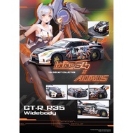 INNO MODELS INNO64 1/64 IN64-R35LB-AORUS GT-R R35 WIDEBODY AORUS X INNO64 LIVERY