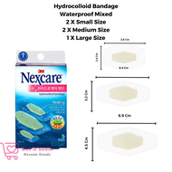 3M Nexcare bandage First aid waterproof hydrocolloid dressing Bandage transparent band medical banda