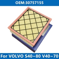 Car Air Filter Cleaner Element 30757155 For VOLVO C30 C70 S40 S60 S80 II V40 V50 V60 V70 III 2.0 2.4
