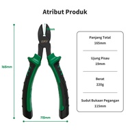 ISKU Diagonal Cutting Pliers / Tang Potong 6" /Tang Pemotong Kabel Listrik Diagonal