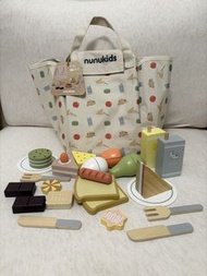 [全新] Nunukids Picnic Play Set Wooden Toy 木製廚房玩具