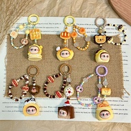 8.2-Hot-selling POP MART POP MART Cute Grain Keychain Labu Cloth Cute Bag Pendant