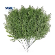 40 Pcs Artificial Cedar Sprigs Faux Cedar  Branches Cedar Cypress Stems Pine Picks Plastic Greenery 