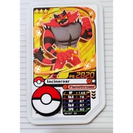 Pokemon Gaole Malaysia Lagend Part.2 Incineroar 06-007 3⭐ Super Powerful Monsters (Scannable Malaysi