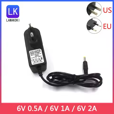 6V 0.5A 500MA 1A 2A AC DC Power Supply Adapter Charger For OMRON I-C10 M4-I M2 M3 M5-I M7 M10 M6 M6W