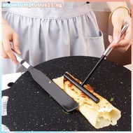 [snowsumptuous] Stainless Steel French Crepe Spreader Crepe Spreader And Spatula Kit Pancake Like Ba