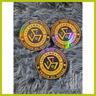 ✯ ⇨ ✲ TAU GAMMA PHI TAU GAMMA SIGMA TRISKELION STICKER