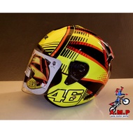 Helmet MHR ABS SOLELUNA GP OF571 Ready Stock 125z RXZ RS150 Y15ZR MT15 MT09 MT25 Wave Dream Honda Ya