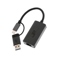 JP Automate USB Hub ,usb3.0+TYPE-C  TO  RJ45 1000M  JPU