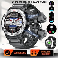GT100 Pro Smart Watch 2-in-1 TWS Earbuds 1.46-inch 360x360 Realtek-8763EWE IP67 Waterproof 7-10 Day 
