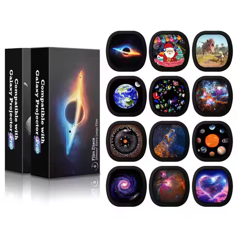 Galaxy Projector Disc - 6 Realistic Film Discs and Other Same Model Meteor and Galaxy Projector (SKE