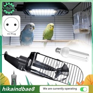 [hIkAi] UVB 2.4 Bird Cage Light Combo Kit, 20W UVB Bird Light Bulb, Deep U-Shaped Lamp Fixture with 