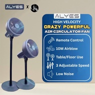 (CKXpress) Alyes Crazy Fan Kipas Air Circulator Fan With Remote Control Alyes Fan Stand Fan Circulat