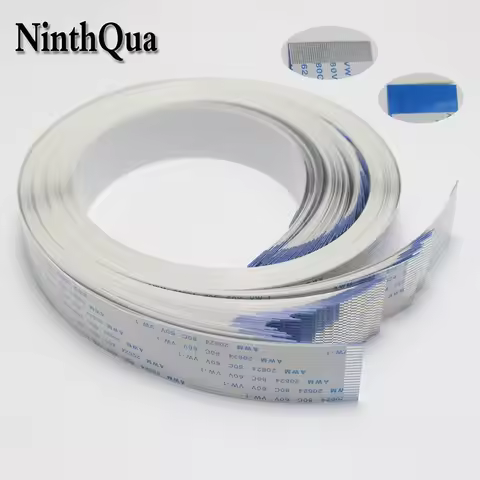 2Pcs Flat Flexible Cable FFC FPC LCD Line AWM 20624 80C 60V VW-1 FFC-0.5MM 9/11/13/15/19/21P 100mm/1