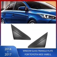 ✌Car Front Bumper Window Glass Triangle Plate Side Mirror Garnish Cover Trim For Toyota Vios Yar US