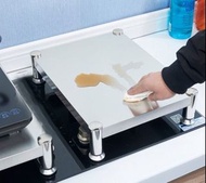 廚房用品 爐頭用品 廚房爐頭蓋板 防油GAS爐保護罩 電磁爐支架 不銹鋼廚房多功能置物架 電陶爐收納架 B391