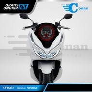 Aksesoris PCX Stiker Visor PCX - Aksesoris PCX 2021 Visor PCX 150 Variasi Komunitas PCX - Stiker Win
