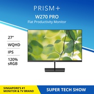 PRISM+ W270 PRO 27 WQHD [2560 x 1440] IPS 120% sRGB Professional Monitor