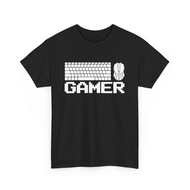 Gamer T-Shirt | 80S Gamer Tee | Classic Game Lover Shirt  Leisure Friends Men Round Neck