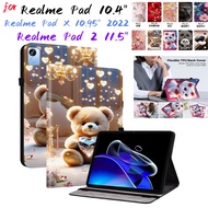 for OPPO Realme Pad 2 11.5 Pad X 10.95 2022 Pad 10.4 Cartoon Anime Painted Patterns Cover Soft TPU L