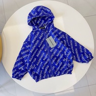 BALENCIAGA1246 New Style Children Letter Hooded Jacket Casual Children's Clothing