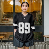 Jersey Outfit Streetwear Boxy Fit Color 89/ Retro Oversize Jersey/ NFL/ Vintage Music Korean Jersey