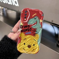 Hp Case VIVO Y20 Y20i Y20S Y12S Y20 2021 Y12A Y20S G Y20T Y20S M Y20S D Y11s Y30G Case Strawberry Bear And Dinosaur Case Double Protective Case Simple Case New Softcase