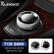 iDrive Car Multimedia Big Knob Covers Button Trim Control for BMW E90 E91 E92 E93 E70 E71 E82 E81 E8