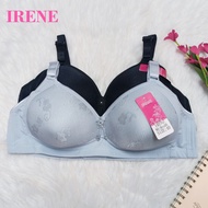 IRENE Baju Dalam Wanita Perempuan IRENE Non Wired Bra D5 | 38-44 C/D (FREE BRA EXTENDER)