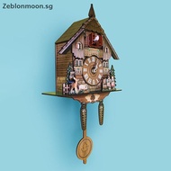 [TOP N] Cuckoo Clock Wall Clock Handicraft Vintage  Cuckoo Tree House Clock {sg}