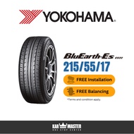 215/55/17 Yokohama BluEarth ES32 (With Installation)
