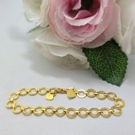 5 Gram Light Gold Olympic Bracelet