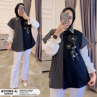 Women's Blouse Tops // EXTU ORI Blouse/ Elegant Women's Tops/ Women's Tops/ Blouse Tops/ Brocade mot