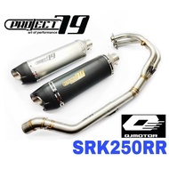 Project79 Exhaust QJMotor SRK250RR Full System Stainless Steel Accessories Ekzos SRK250 RR Manifold 