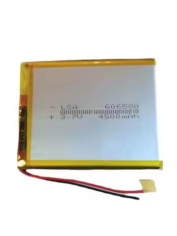 606580 Polymer Lithium Battery 4000mAh 3.7V For Bluetooth Speaker Power Bank Rechargeable Battery