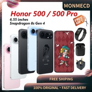 Honor 500 Pro Snapdragon 8 Elite /Honor 500 Snapdragon 8s Gen 4 6.55'' AMOLED 200 MP 8000 mAh 80W wi