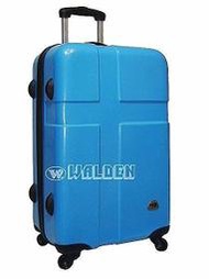 《 補貨中缺葳爾登》29吋Just Beetle【可加大】旅行箱防水360度行李箱pc亮面登機箱1001十字紋29吋藍色