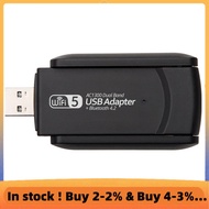 Wireless Network Card Dual-Band Wireless Network Card 1300M Network Card Bluetooth 4.2 + WIFI 2-In-1