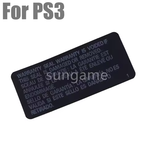 40pcs For Playstation 3 PS3 Console Label Seals Host Housing Shell Sticker