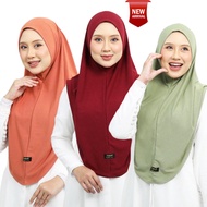 Tudung Sarung EasyPeasy Moss crepe Size XL