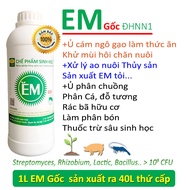 1 lít Chế Phẩm Sinh Học EM Gốc. Men Vi Sinh Chuẩn Của Đại Học Nông Nghiệp 1 Hà Nội. Từ 1 Lít EM Gốc 