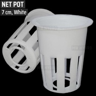 HYDROPONIC NET POT - HYDROPONIC NET POT, 7 CM, WHITE